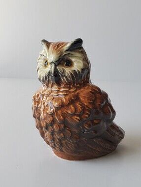 Vintage Goebel Porcelain Owl Figurine W Germany 1970s TMK5 38316-08